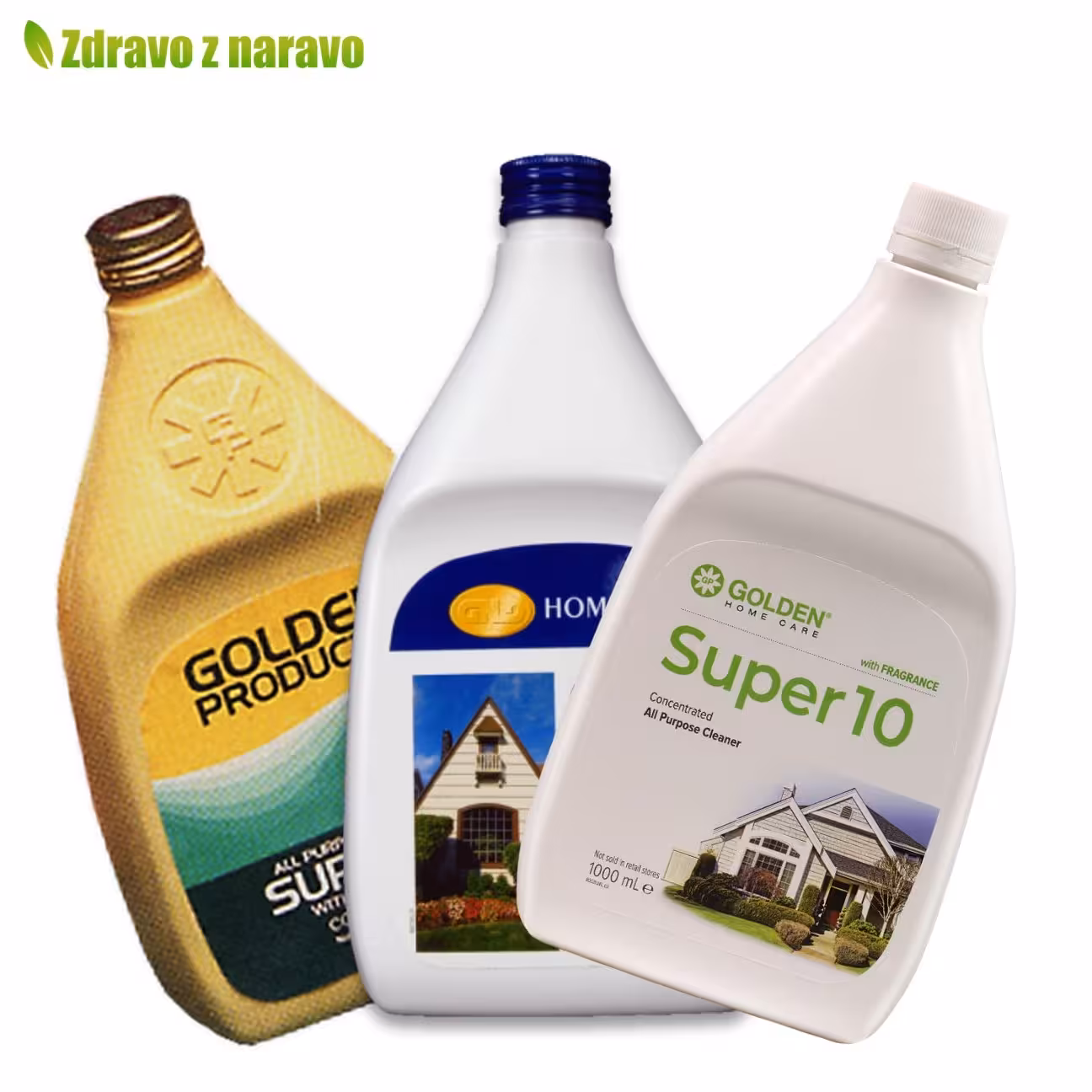 Super 10 Golden univerzalno čistilo v treh različnih pakiranjih